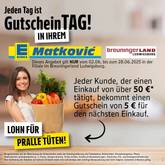 Quelle: E-Center Matkovic Jeden Tag ist GutscheinTag bei Edeka Matkovic breuningerland Ludwigsburg